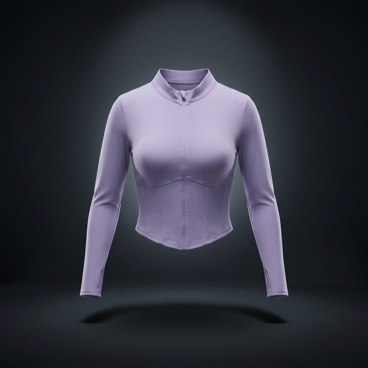 Women's Slim Fit Full-Zip Yoga Jacket