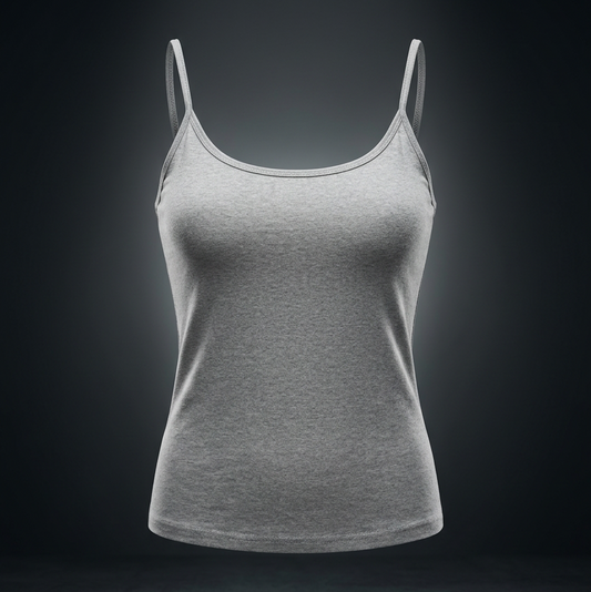 Women's Slim Fit Open-Back Tank Top
