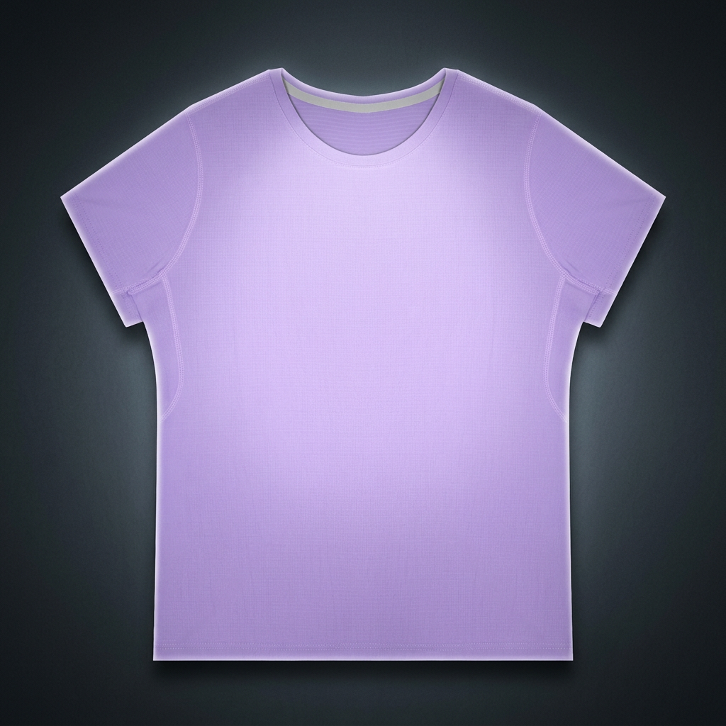 Women's Slim Fit Polyester Crewneck T-Shirt