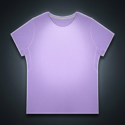 Women's Slim Fit Polyester Crewneck T-Shirt