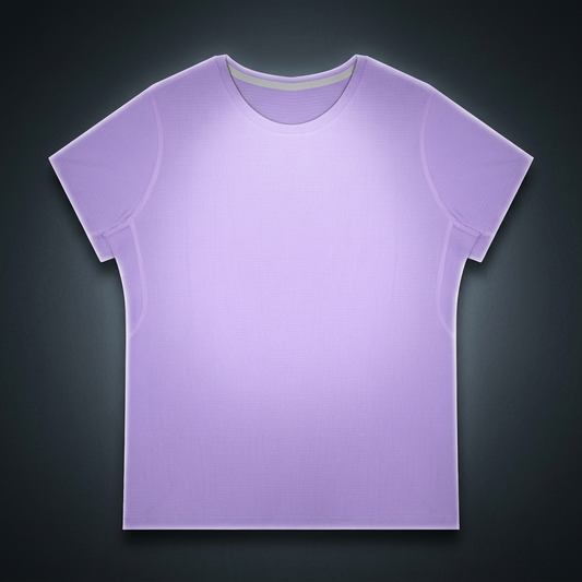 Women's Slim Fit Polyester Crewneck T-Shirt