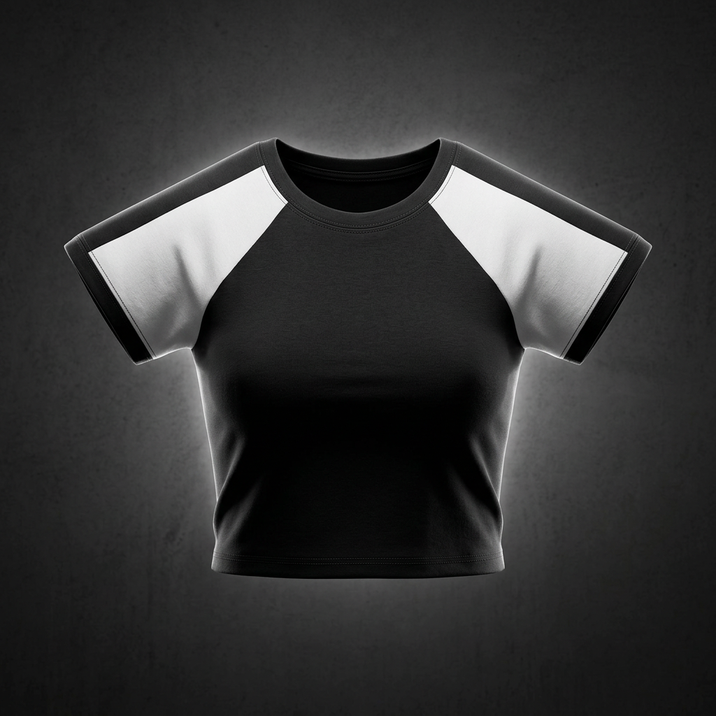 Women's Slim Raglan Color Block T-Shirt