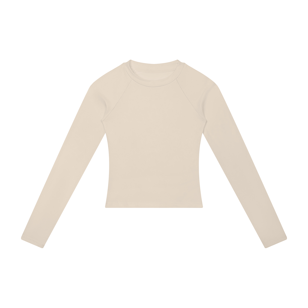 Women's Slim Raglan Long Sleeve T-Shirt in khaki