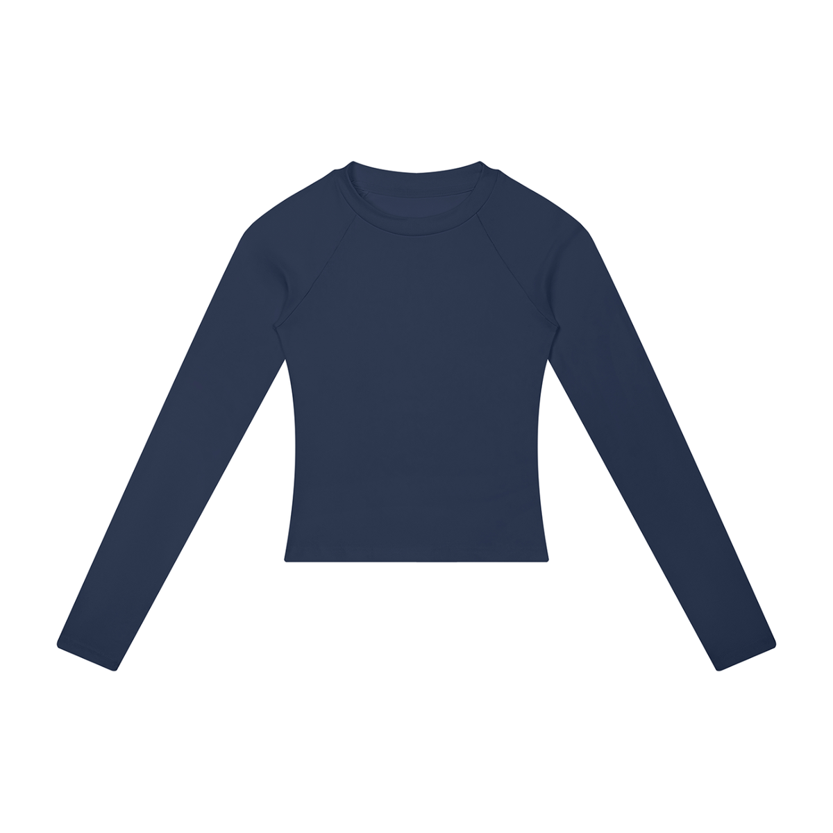 Women's Slim Raglan Long Sleeve T-Shirt in navy blue