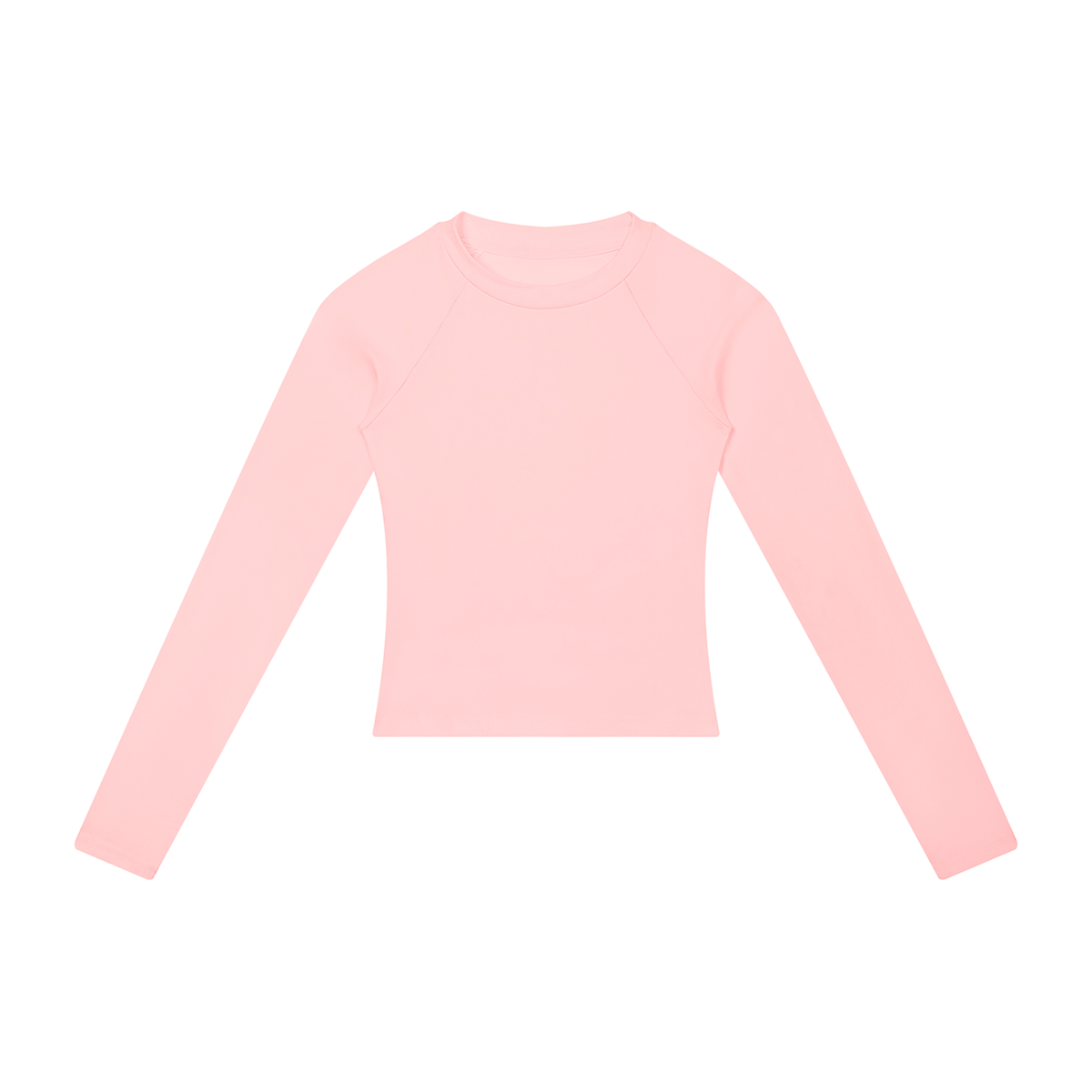 Women's Slim Raglan Long Sleeve T-Shirt in pink
