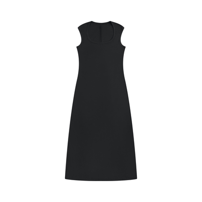 Women's Slim Sleeveless Dress in black