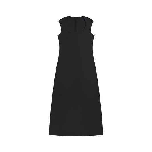 Women's Slim Sleeveless Dress in black