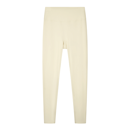Women's Solid High Rise Leggings in apricot
