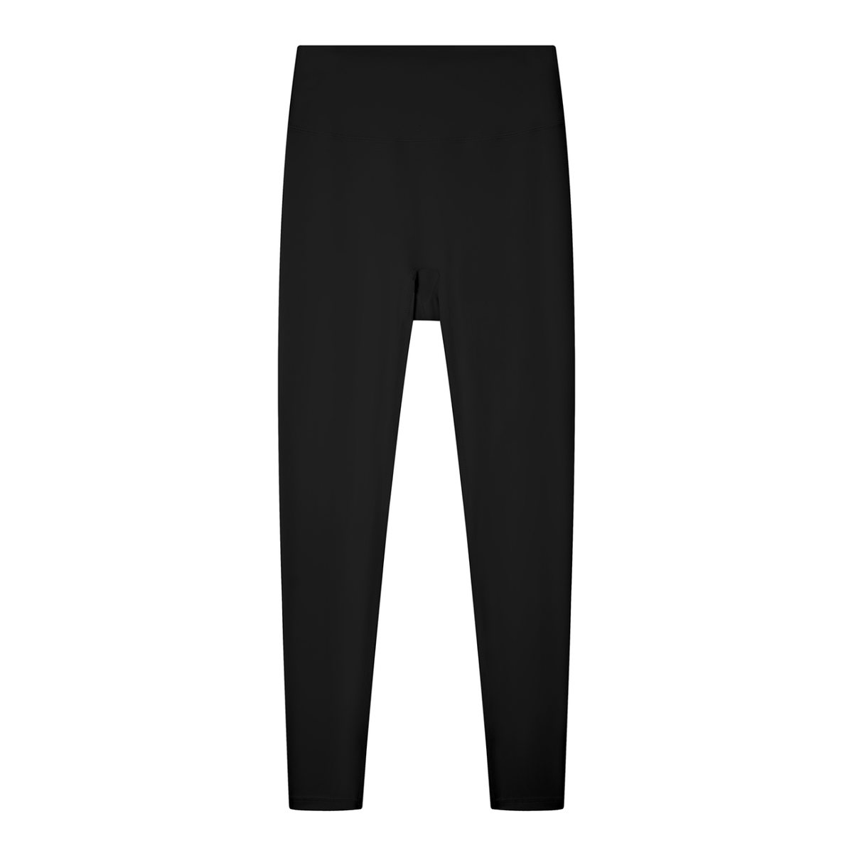 Women's Solid High Rise Leggings in black