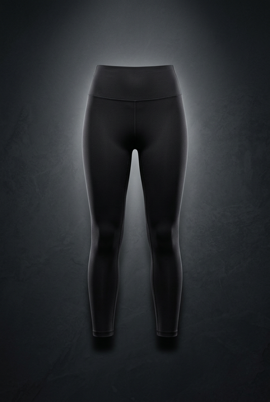 Women's Solid High Rise Leggings