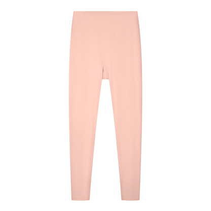 Women's Solid High Rise Leggings in pink