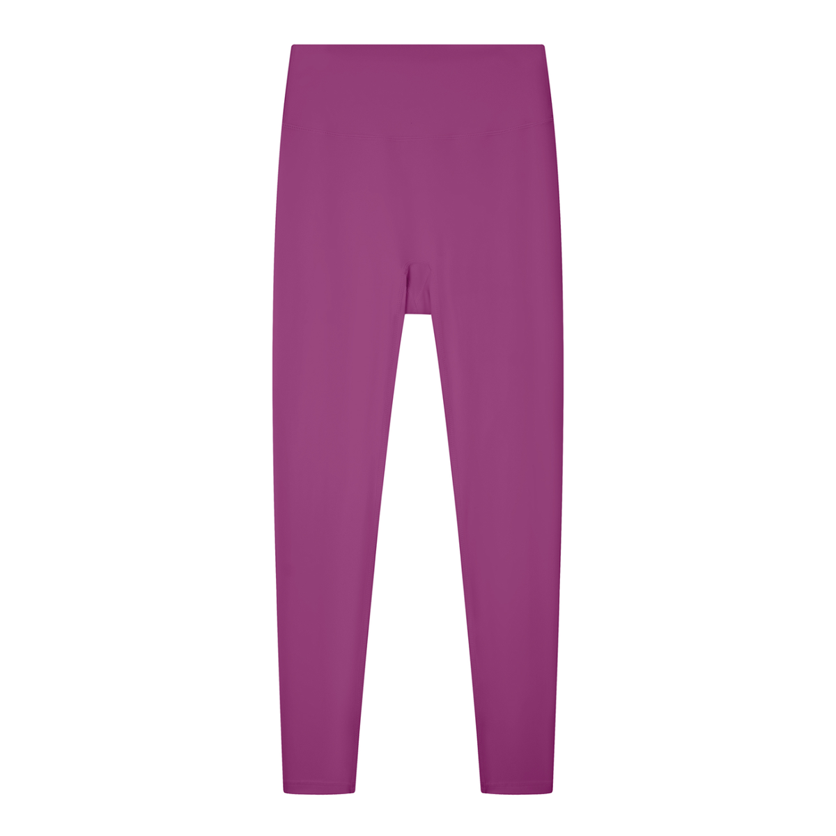 Women's Solid High Rise Leggings in purple