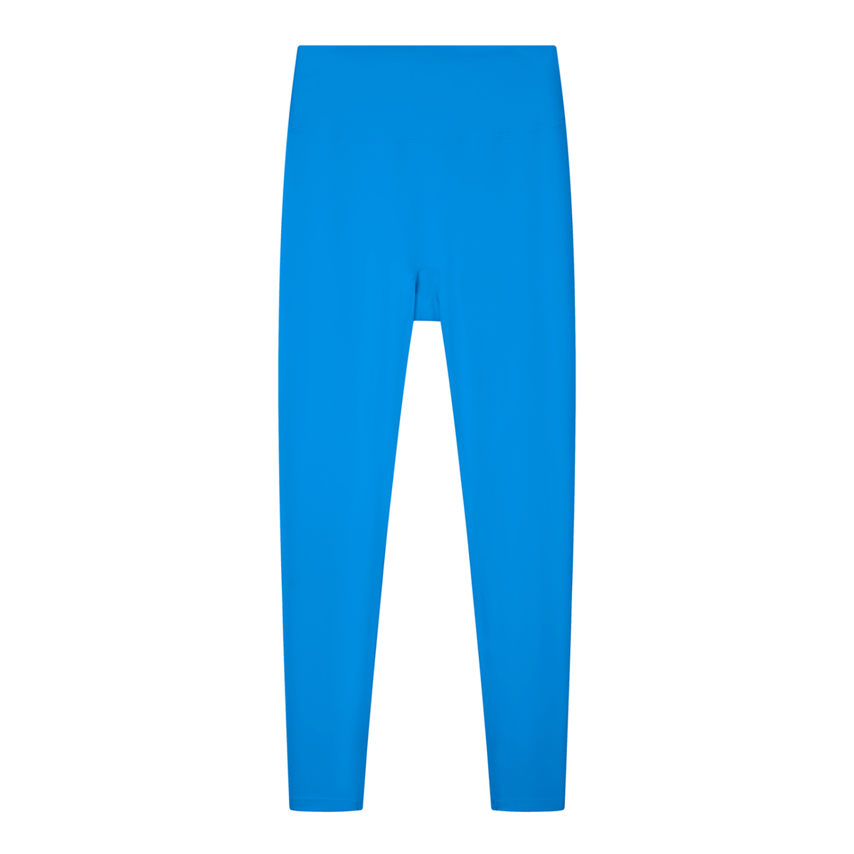 Women's Solid High Rise Leggings in royal blue