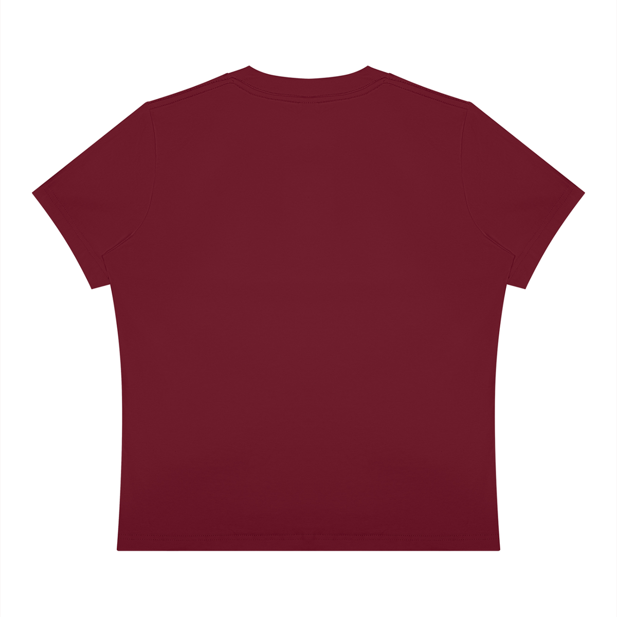 Women's Sorona Crewneck T-Shirt in wine red, alternate angle
