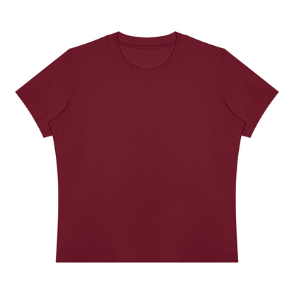 Women's Sorona Crewneck T-Shirt in wine red