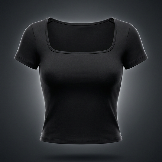 Women's Square Neck Training T-Shirt, view 1