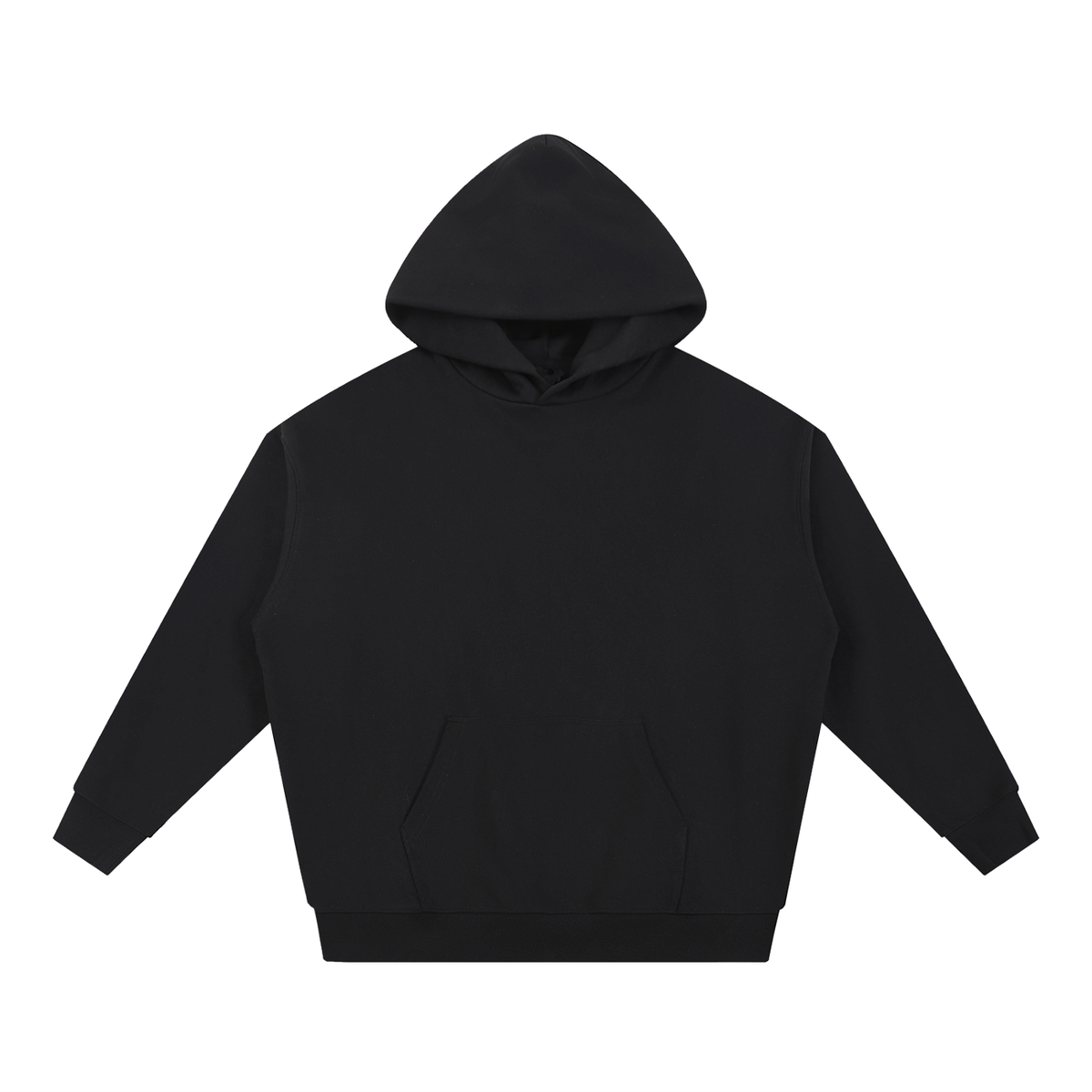 Women’s Stay Home Skull & Roses Heavyweight Hoodie - Black – product image 2