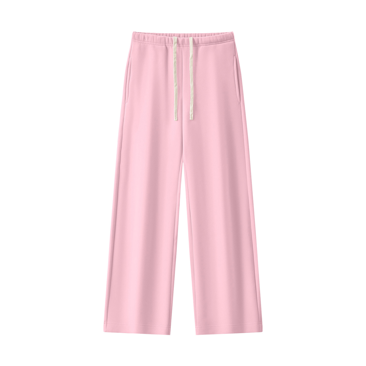 Women's Straight Leg Fleece Sweatpants in pink