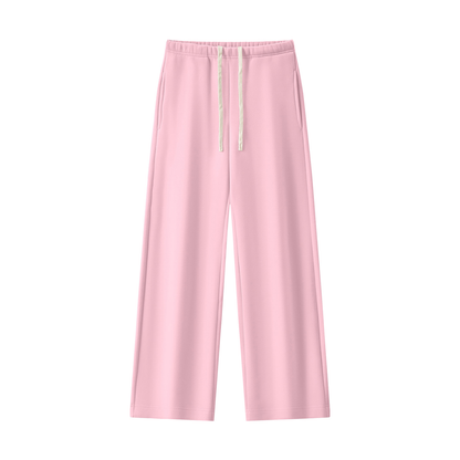 Women's Straight Leg Fleece Sweatpants in pink