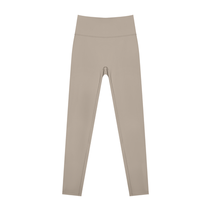 Women's Supportive High Rise Ankle Yoga Leggings in khaki