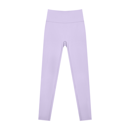 Women's Supportive High Rise Ankle Yoga Leggings in purple