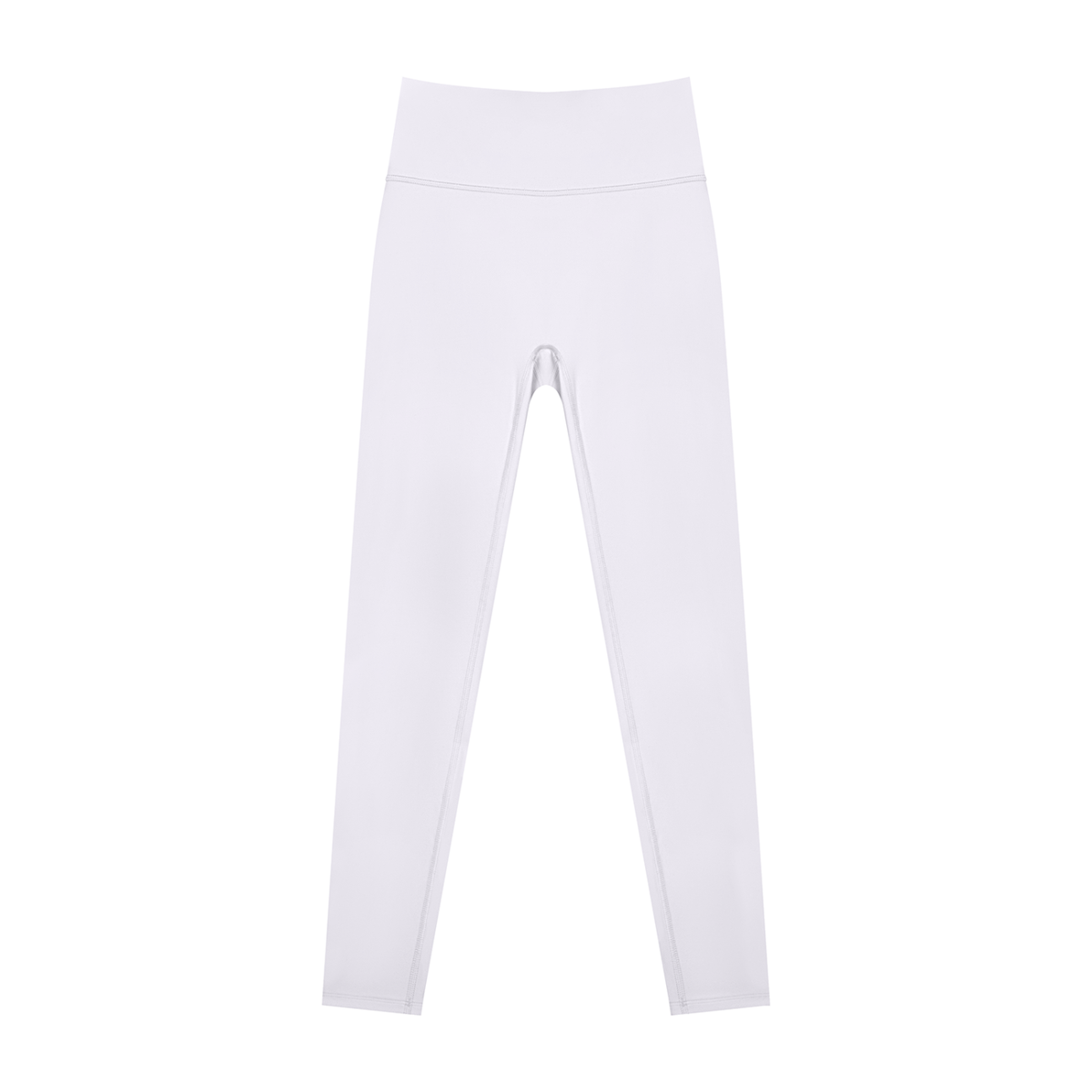 Women's Supportive High Rise Ankle Yoga Leggings in white gray