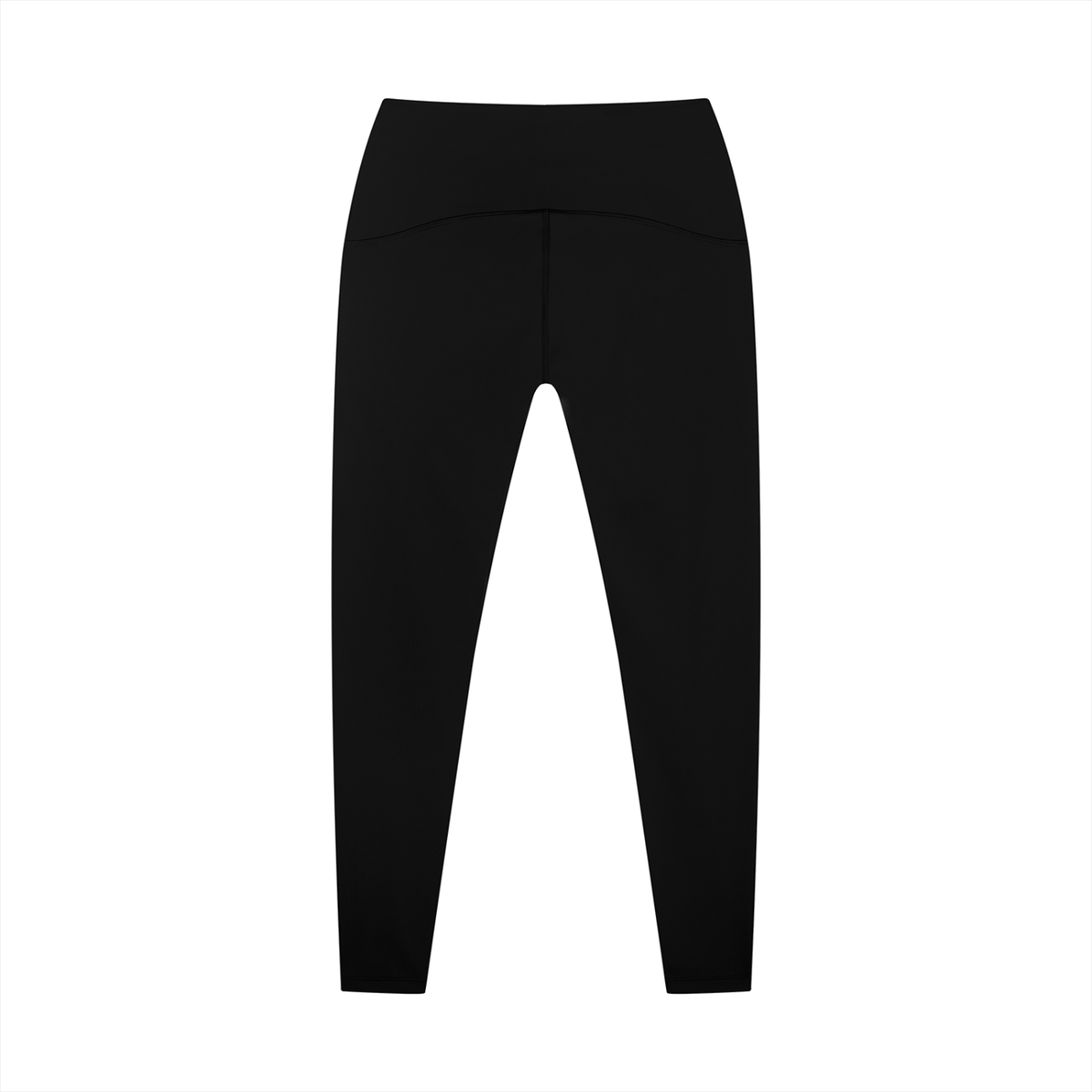 Women's Tapered Ankle Yoga Leggings in black, alternate angle