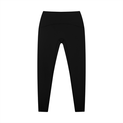 Women's Tapered Ankle Yoga Leggings in black