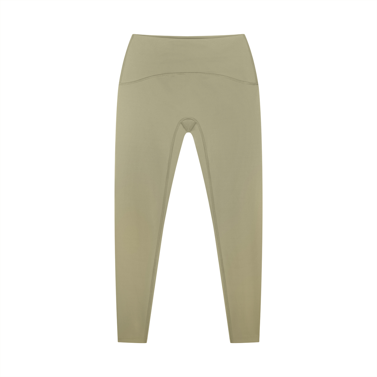 Women's Tapered Ankle Yoga Leggings in khaki