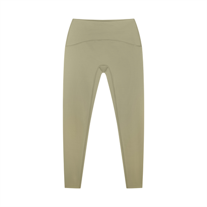 Women's Tapered Ankle Yoga Leggings in khaki
