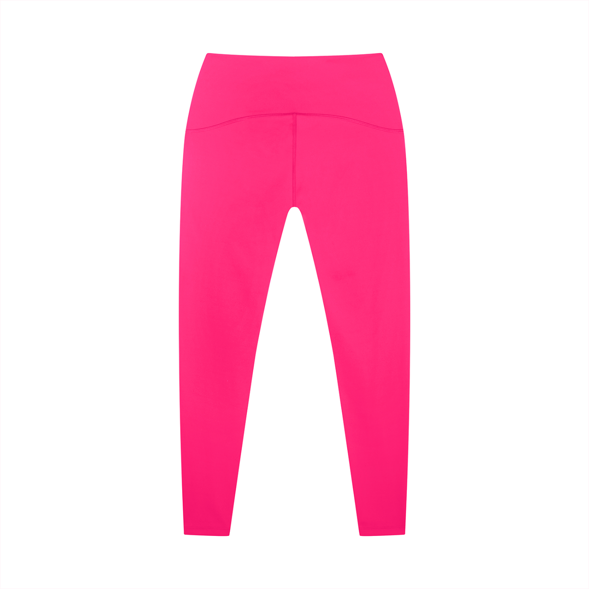 Women's Tapered Ankle Yoga Leggings in rose pink, alternate angle