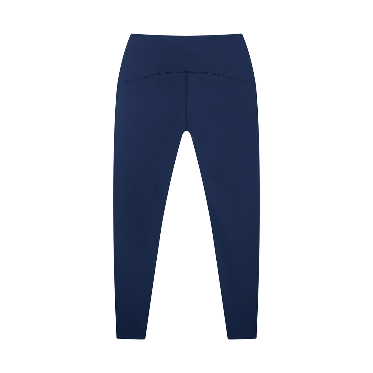 Women's Tapered Ankle Yoga Leggings in royal blue, alternate angle