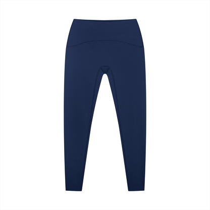 Women's Tapered Ankle Yoga Leggings in royal blue