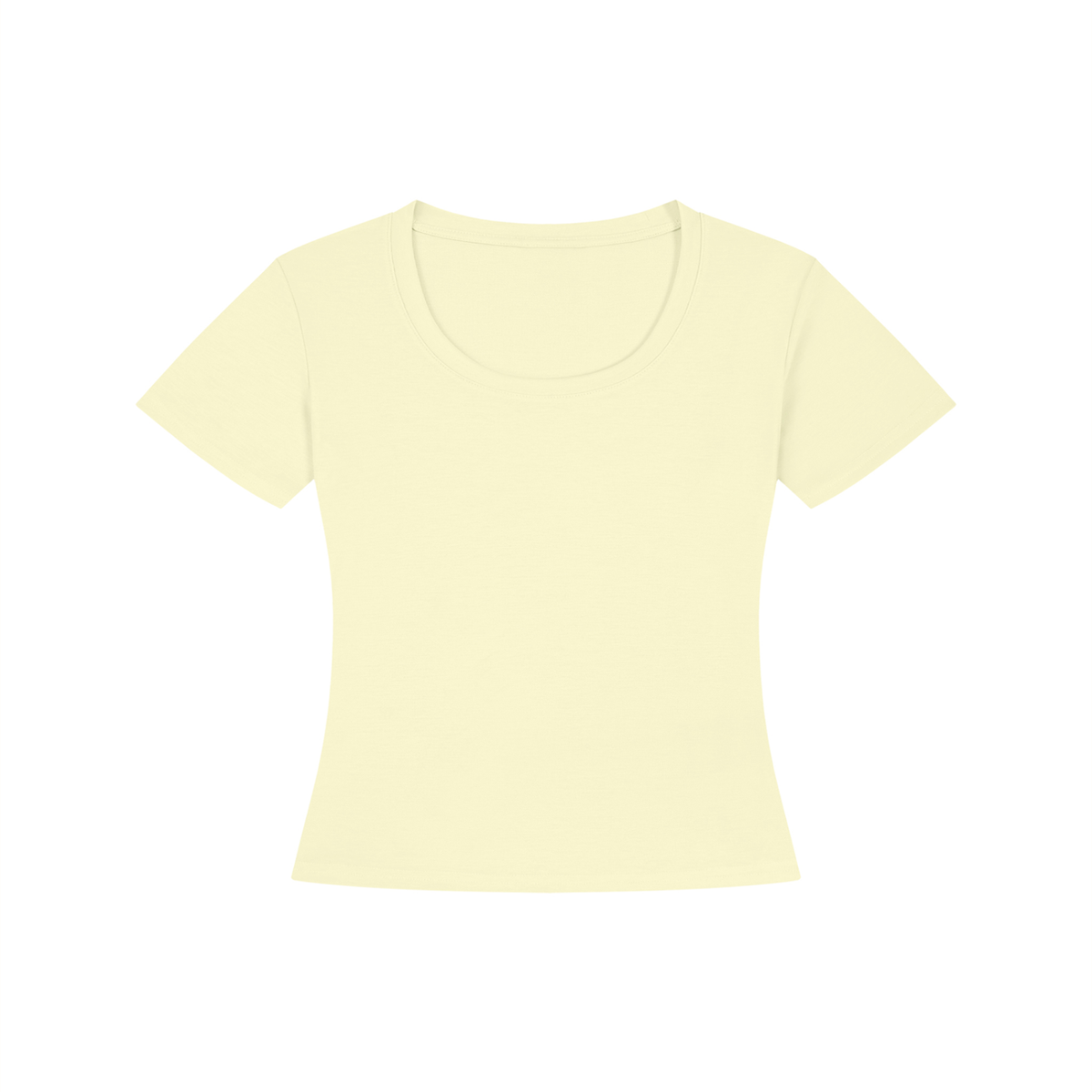 Women's Tencel Baby T-Shirt in light yellow
