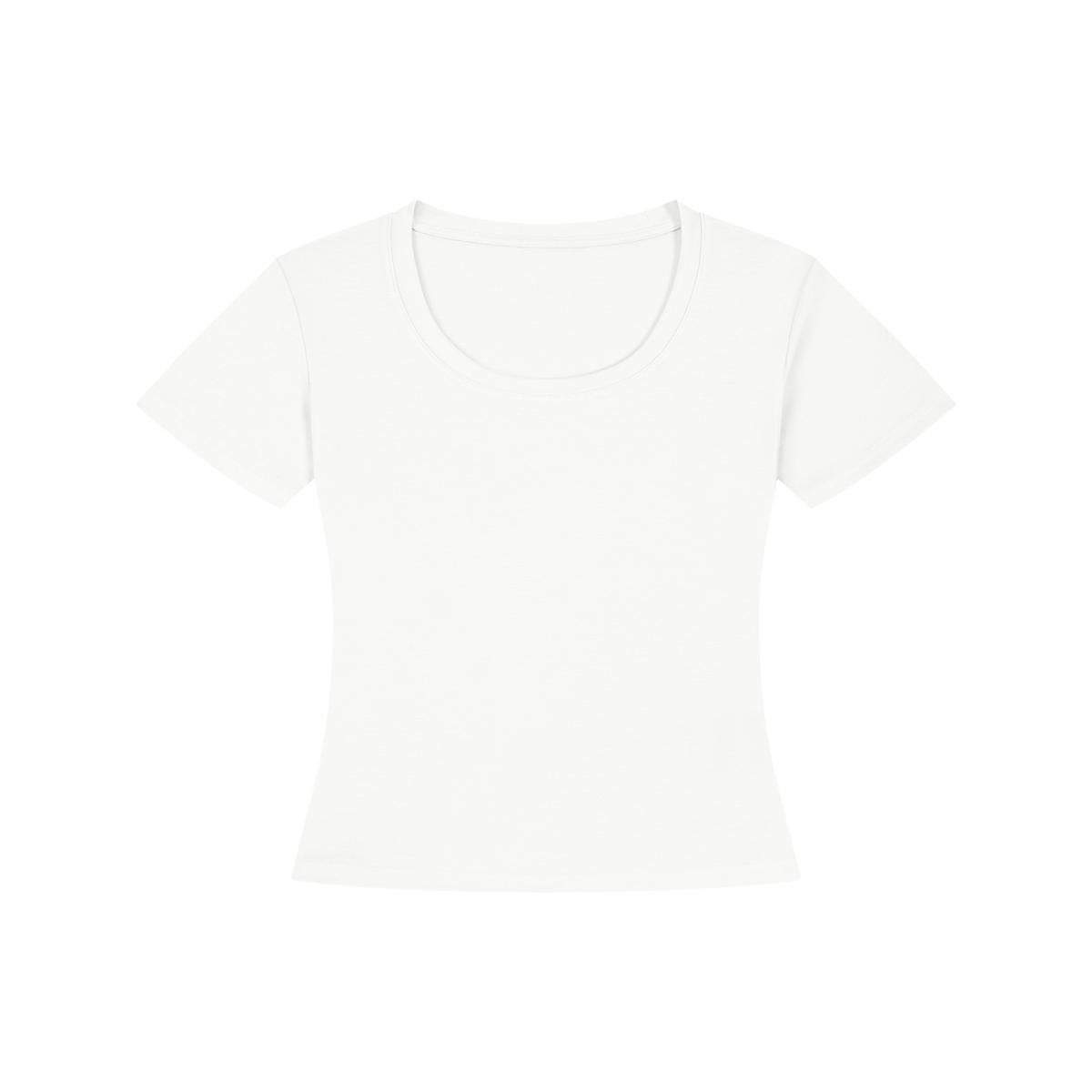 Women's Tencel Baby T-Shirt in white