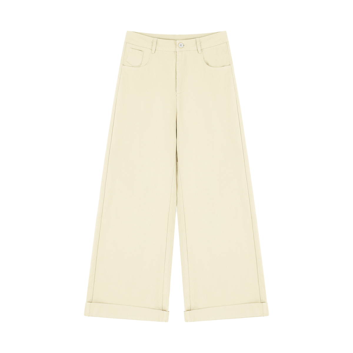 Women's Tencel Wide Leg Pants in apricot