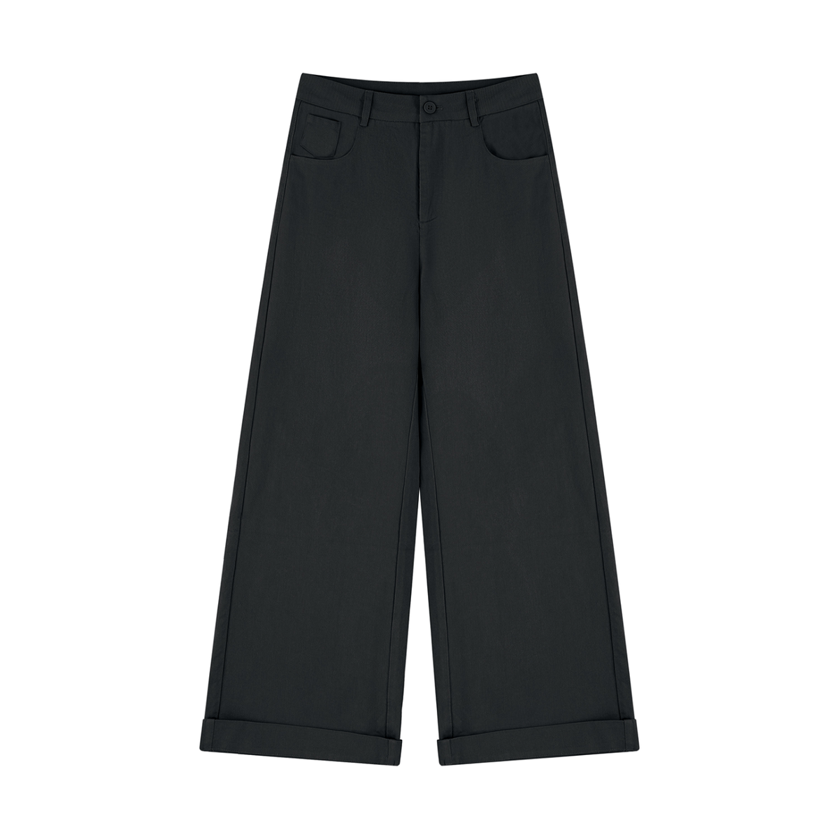 Women's Tencel Wide Leg Pants in black