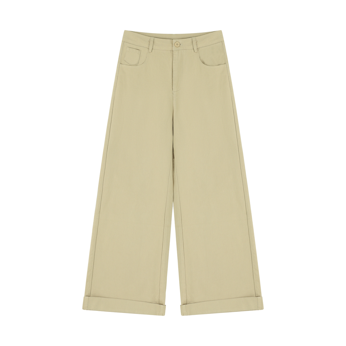 Women's Tencel Wide Leg Pants in khaki