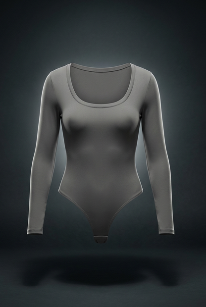 Women's Tight Long Sleeve Yoga Bodysuit