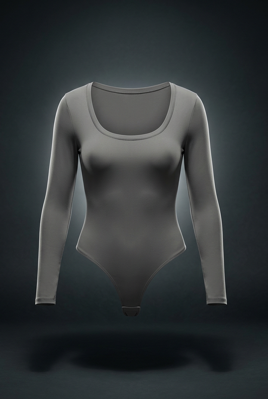 Women's Tight Long Sleeve Yoga Bodysuit