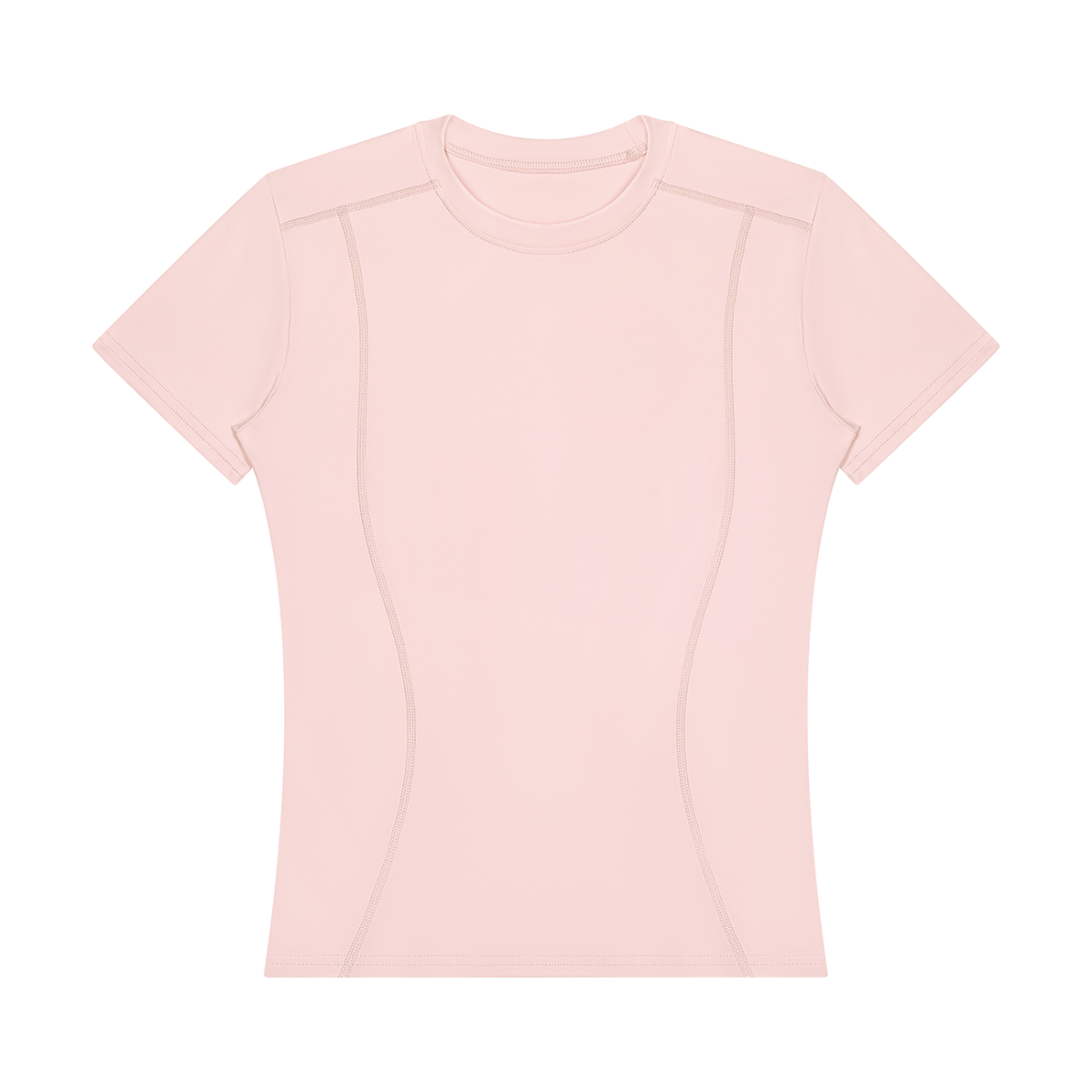 Women's Topstitch Training T-Shirt in light pink