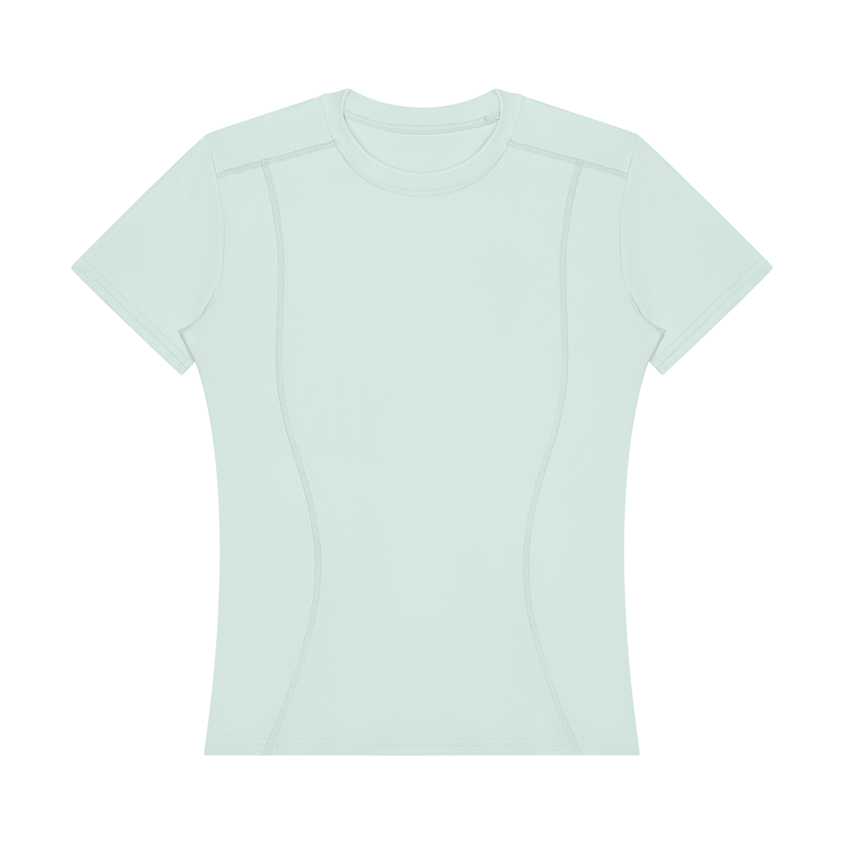 Women's Topstitch Training T-Shirt in mint green