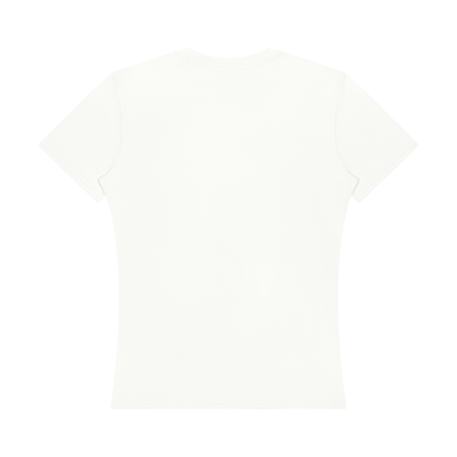 Women's Topstitch Training T-Shirt in white, alternate angle