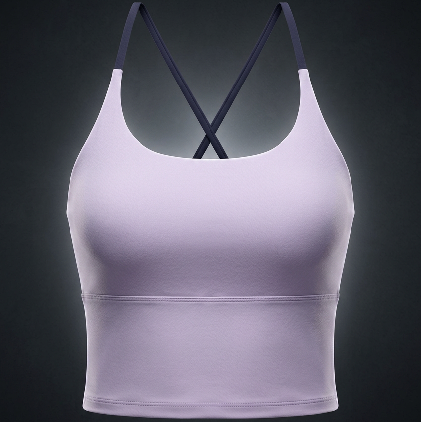 Women's U-Neck Color Block Yoga Tank Top