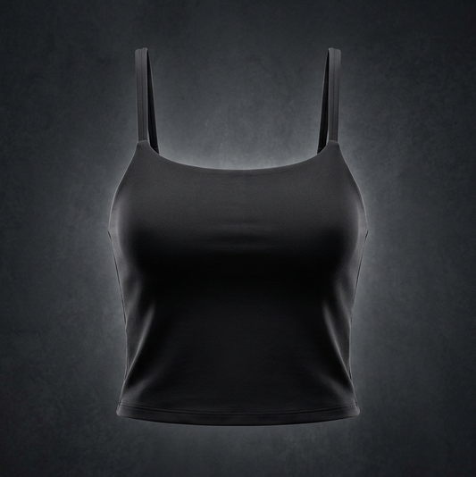 Women's U-Neck Yoga Crop Tank Top, view 1