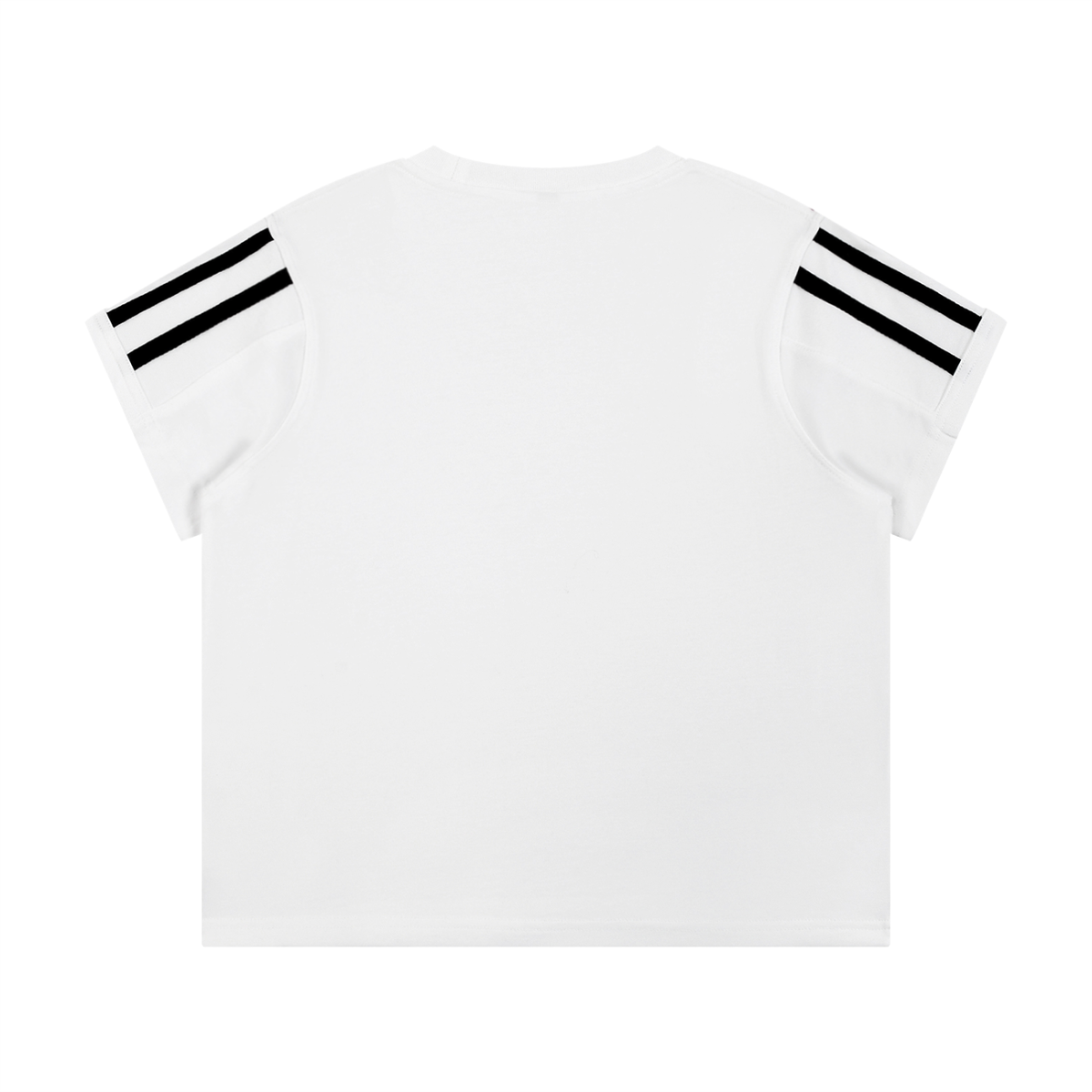 Women's Varsity Stripe T-Shirt in white, alternate angle