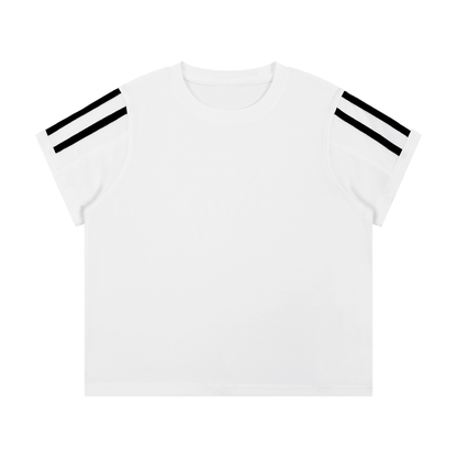 Women's Varsity Stripe T-Shirt in white