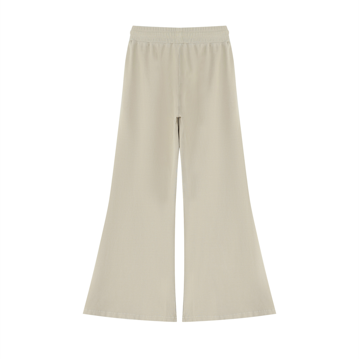 Women's Vintage Wash Flared Sweatpants in apricot, alternate angle
