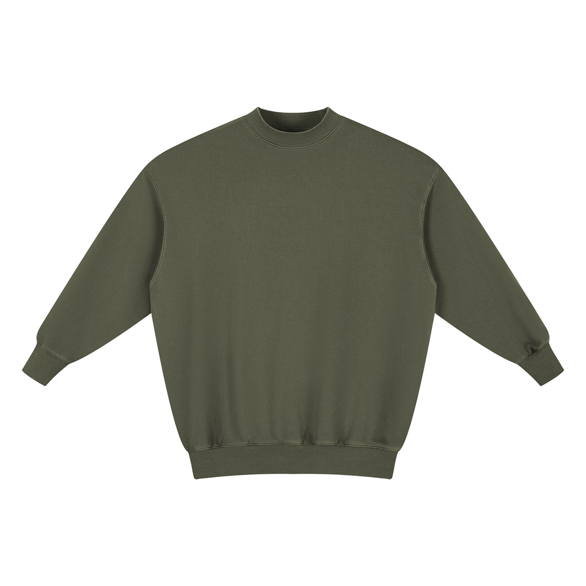 Women's Vintage Wash Pullover in army green
