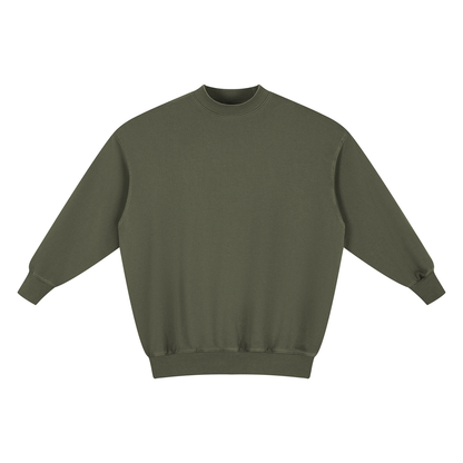 Women's Vintage Wash Pullover in army green
